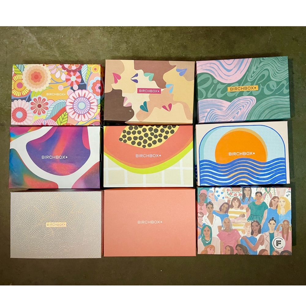 Empty Birchbox Boxes 💐